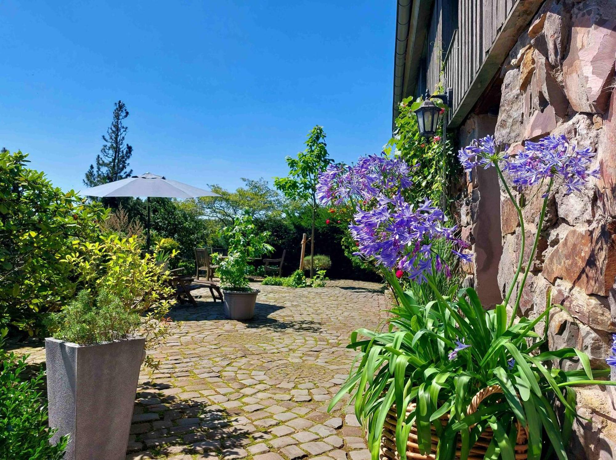 Kleines Haus Mitten In Der Natur Mit Eigener Terrasse Und Sonnenbalkon Halver Exteriér fotografie